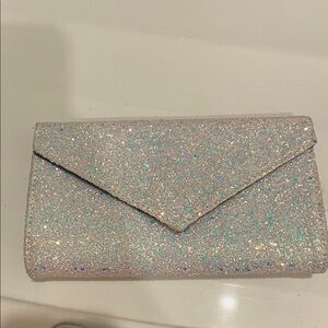 Glitter sparkle iridescent Clutch Bag